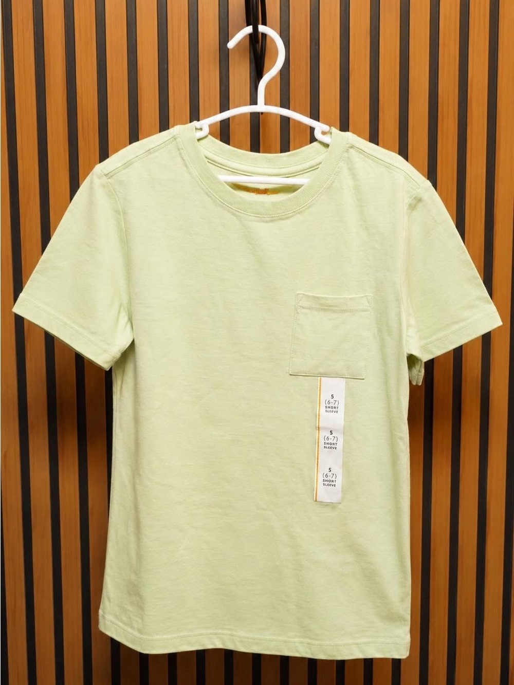 Cat & Jack Classic‎ Pocket Crew Neck T-Shirt - Light Green